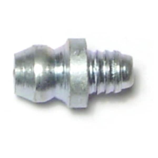 Midwest Fastener 3/16" Zinc Plated Steel Straight Drive-In Grease Fittings 15PK 37581 - main